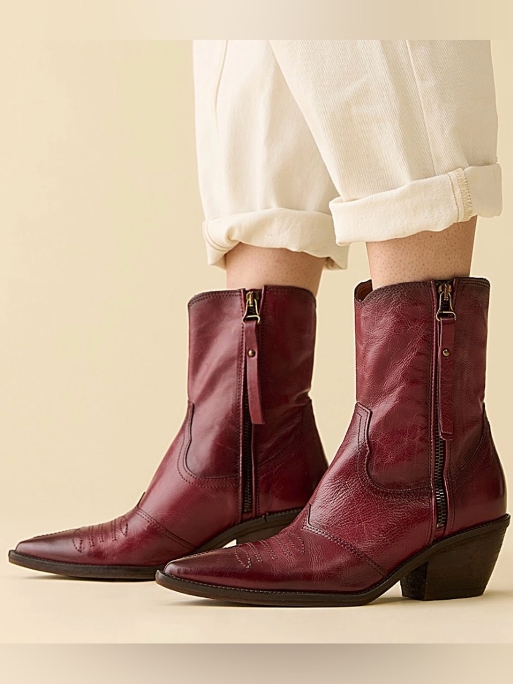 A.S.98 Clint Boot - Ruby - Size 37